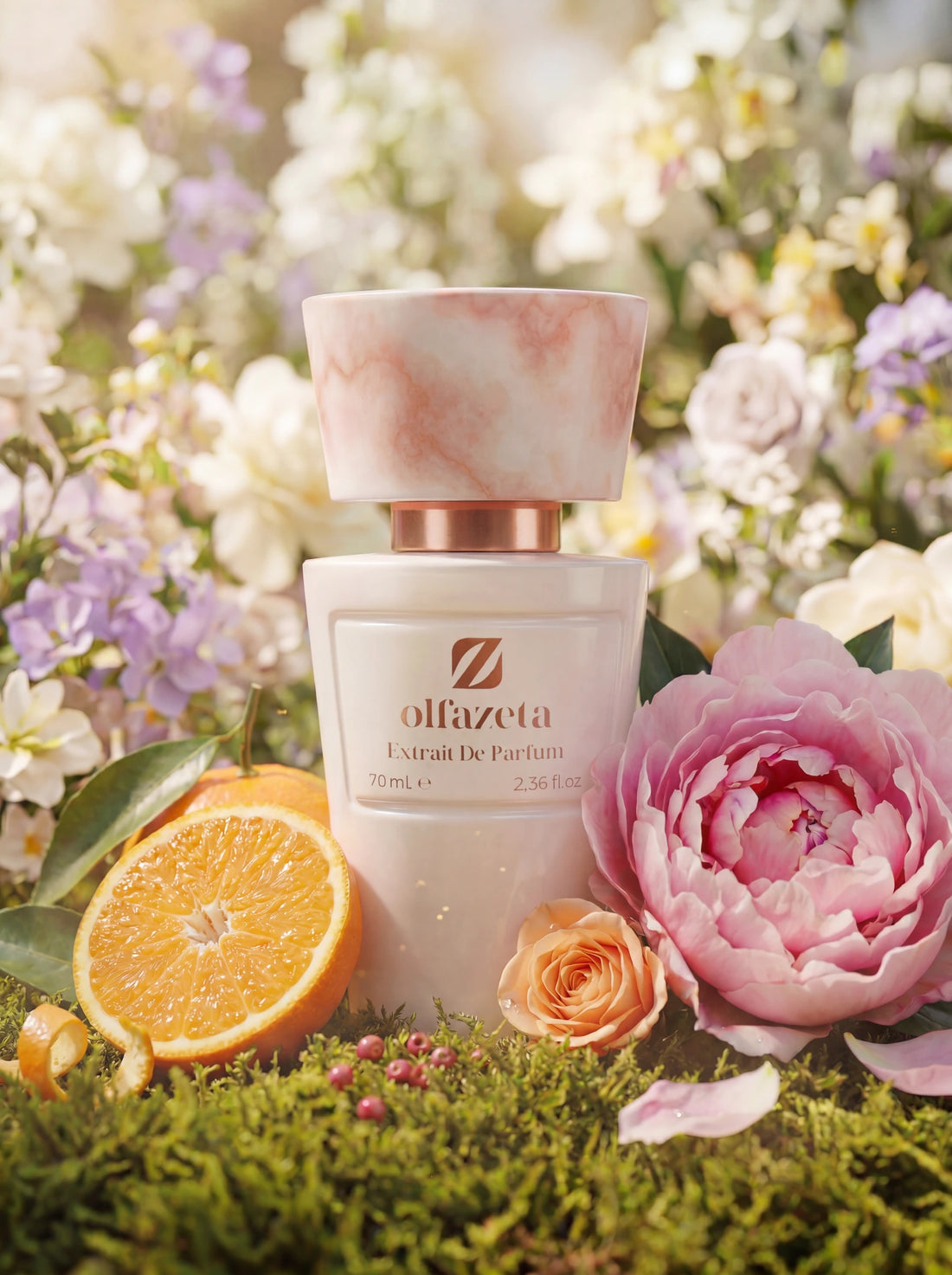 Olfazeta Millésime extracto de perfume frasco blanco